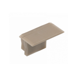 Standard plug for recessed profile PA-GLAXMW-AL, (set of 10 pcs.), champagne