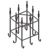 Anchor basket f. site concr. w. 8xM24 f. lightn. prot. masts L 22,35/2