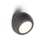 SIV surface mounted anthracite grey 230V LED 6W 120° IP54 3000K