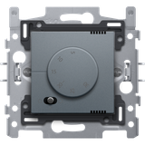 Electronic thermostat, blue grey coated
