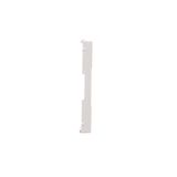 Single contact push button without pictogram, (module), 16AX, Screw, white