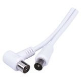 Antenna coaxial cable shielded 3.5m - angled fork