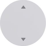 Rocker imprinted arrows symbol, R.1/R.3, p. white glossy