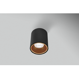 PLAFONIERA LED ESSENZA ROUND NERA/GOLD