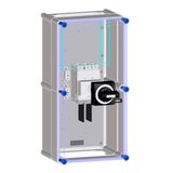 Switch encl. with NZM1 125-160A 3p