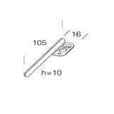 ADJUSTABLE BRACKET 326 GALVANIZED