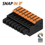 PCB plug-in connector, female plug, Pitch in mm (P): 5.00 mm, Number of poles: 8, 180°, Box