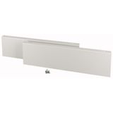 XLSPL2SC8 Plinth, side panels for HxD 200 x 800mm, grey