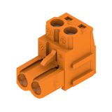 PCB plug-in connector, female plug, 5.08 mm, Number of poles: 3, 180°, Clamping yoke connection, Clamping range, max. : 4 mm², Box