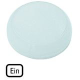 M22-XL-W-D6 Lens, indicator light white, flush, ON