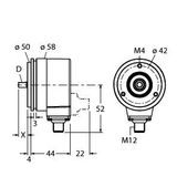 Absolute Rotary Encoder - Singleturn Industrial Line   RS-24S6S-3C13B-H1181