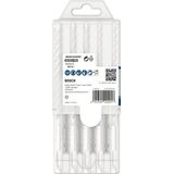 5-piece hammer drill bit set SDS-plus-5X 6; 6; 8; 8; 10 mm