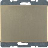 Blind plug with centre plate Arsys light bronze, metal