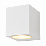 Outdoor Wall Light without Light Source 1xGU10 IP65 Square Matt White THORGEON