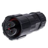 Connector - socket, IP67, soldering, M16, 2-pin