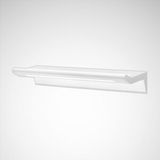 Easy care Sanesca Multi-component Diffuser White rectangular ET 19W 2500lm asymmetric Wide (AW) IP40 IK06 3 SDCM