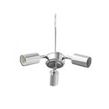 TRIX pendant set chrome 230V LED E27 3x15W