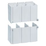 Sealable terminal cover - IP20 - for DSX 3-pole size 2 manual disconnector and source changeover switch