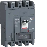 Automatic switch molded box, h3+ P630,4P,N0-100%,400A,40kA relay TM reg.