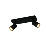 Soka spotlight 2-pc GU10 matt black