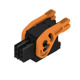 PCB plug-in connector, female plug, 3.50 mm, Number of poles: 4, 180°, PUSH IN with actuator, Clamping range, max. : 1.5 mm², Box
