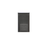 Quadruple pushbutton, (module), Simon 24, IP20, 10A, black matt