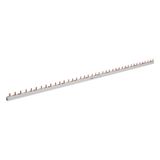 Comb rail 3-pole 80A pin connection 16mm² 37 modules