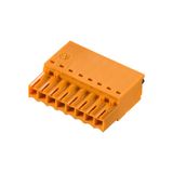 PCB plug-in connector, female plug, 3.50 mm, Number of poles: 5, 180°, PUSH IN with actuator, Clamping range, max. : 1.5 mm², Box