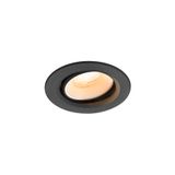 NUMINOS© MOVE XS, recessed CL, 2700K, 40ø, IP20, round bl/wh