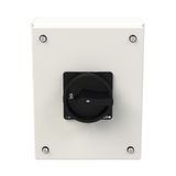 P3 Main switch, 80 A,Surface mounting, 3 pole, Form SE, Black, Door co