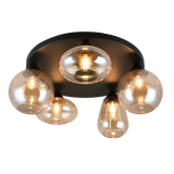 Lumina ceiling lamp 5xE14 amber
