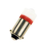 Ba9s T10X24 S.LED Red 12V AC/DC