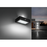 APPLIQUE LED SOLAR DOMINO MINI NERO