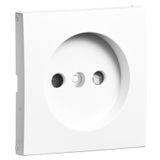 SAFETY COV PLAT F/SINGLE PHASE SOCKET WHITE