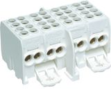 Main line branch terminal,universZ,4pole,2x25/2x16mm², finger-safe