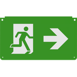 Manot Hanging Exit Left & Right Sign