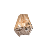 Lira LED wall lamp light brown rechargeable
