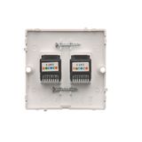 Touch panel 3 modules, Modul 1: 1 touch field, Module 2: 4 touch fields, Module 3: 2 vertical touch fields, Fixing: horizontal, White pearl