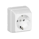 SAFETY EARTH SOCKET (SCHUKO TYPE) WHITE