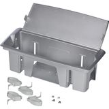 Basket, installation basket, colour: alu