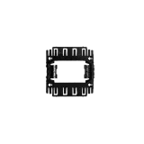 SWITCH FASTENING CLIPS BLACK 20-PACK