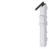 Adapter 1-pin, 63 A, L2, 18 x 160 mm