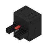 PCB plug-in connector, female plug, 7.62 mm, Number of poles: 3, 180°, PUSH IN with actuator, Tension-clamp connection, Clamping range, max. : 10 mm², Box