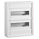 Wall-mounting distribution board, 2-row - 24MW, without door