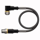 Actuator and Sensor Cable, PUR Extension Cable   WKC4.4T-0.8-RSC4.4T/TXL