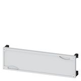 ALPHA 160 DIN, reserve section cover kit with support, RAL7035 H=150 W=500