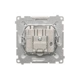 Single contact push button, (Mechanism), 16A, quick connection