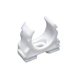 Kunststof-buisklem wit