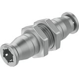 CRQSS-8 Push-in bulkhead connector