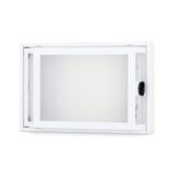 Data Homecabinet, 2-row, 26x TOOLLESS, 3x 230V, RAL9003